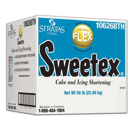 Sweetex Golden Flex Cake & Icing Shortening 50lbs 106268 TH